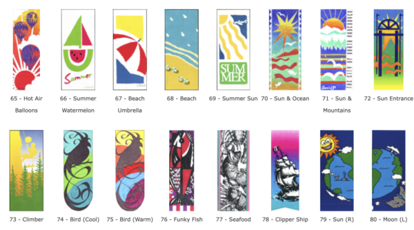 Spring & Summer Light Pole Banner Designs
